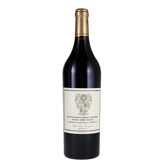 Kapcsandy Family Winery Cabernet Sauvignon, Grand Vin 2007